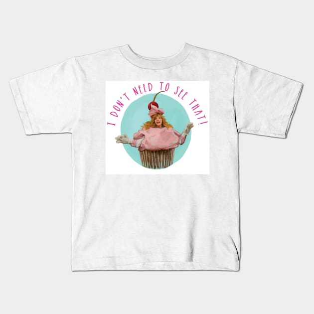 Valerie Cherish Cupcake Kids T-Shirt by HelloHarlot